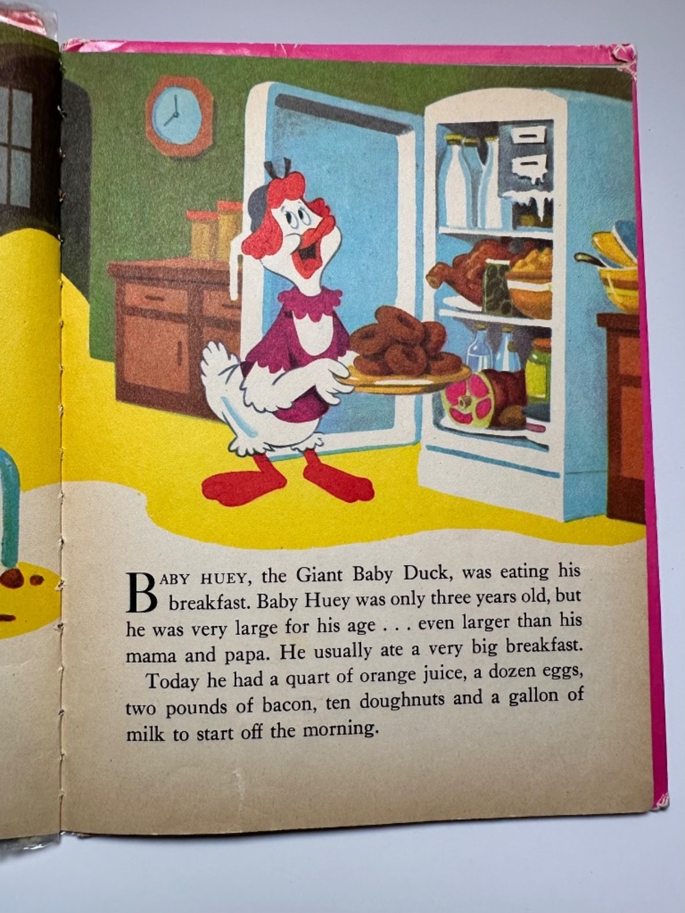 Vintage Baby Huey Wonder Book | Harvey Cartoons | Grosset & Dunlap | 1950s 1960s - Picture 6 of 16